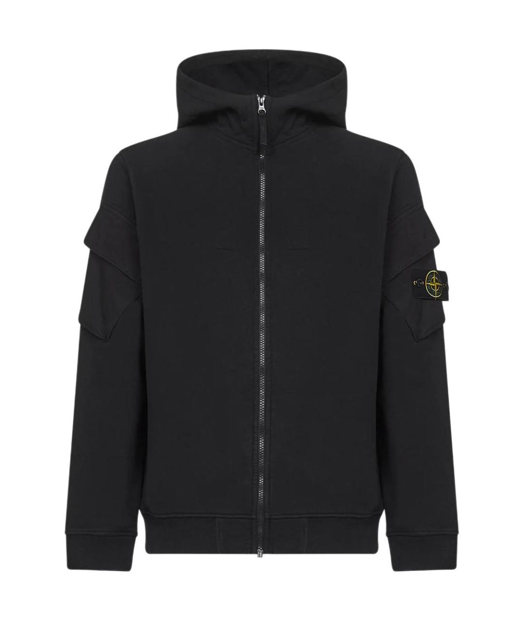 STONE ISLAND Черная куртка, фото 1