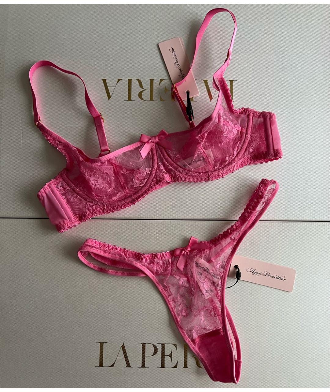 AGENT PROVOCATEUR Розовый комплекты, фото 8