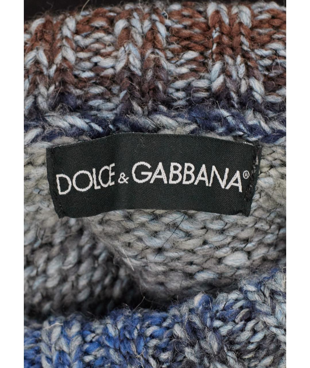 DOLCE&GABBANA Мульти шерстяной джемпер / свитер, фото 3
