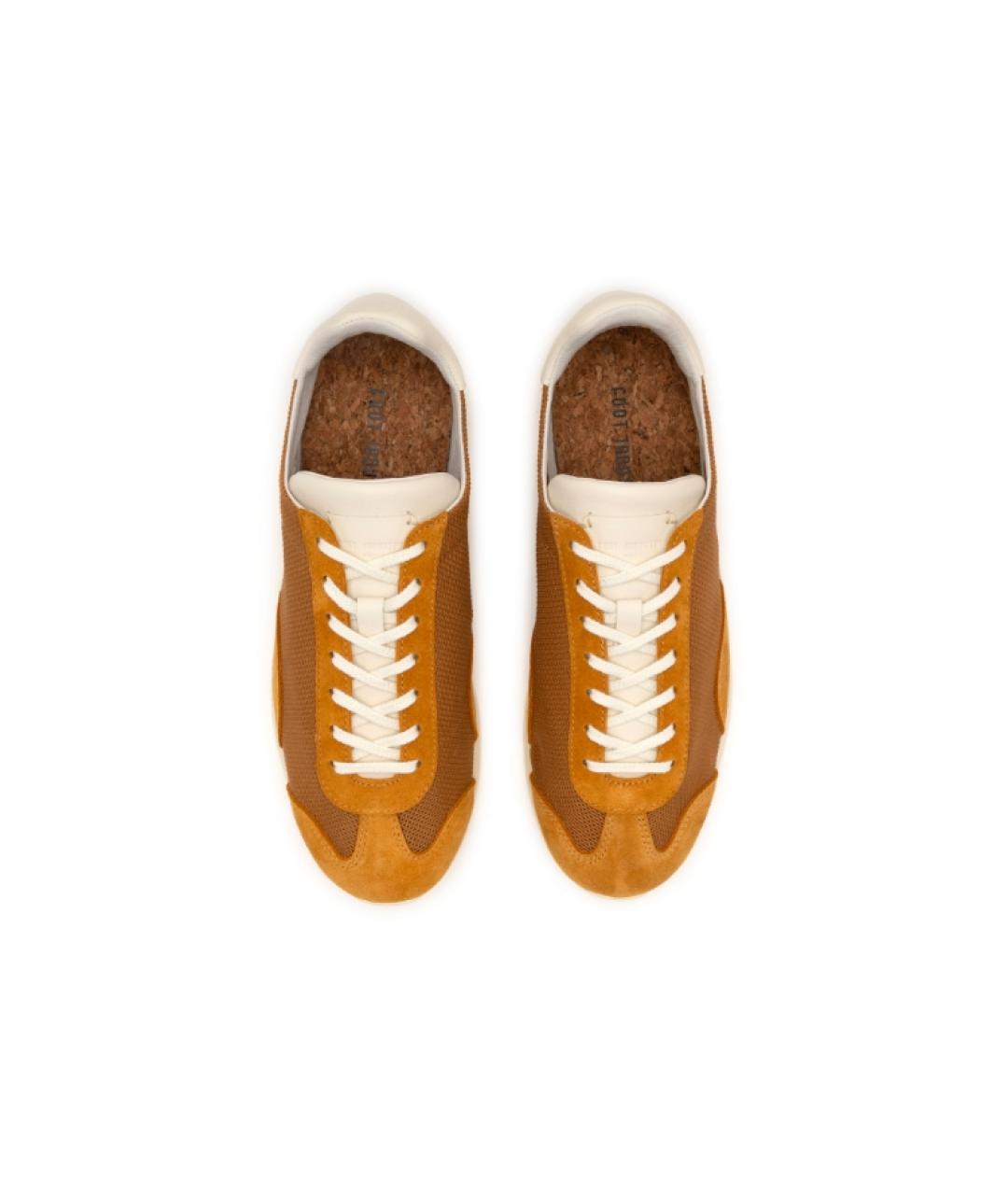 FOOT INDUSTRY Оранжевое текстильные кеды, фото 4