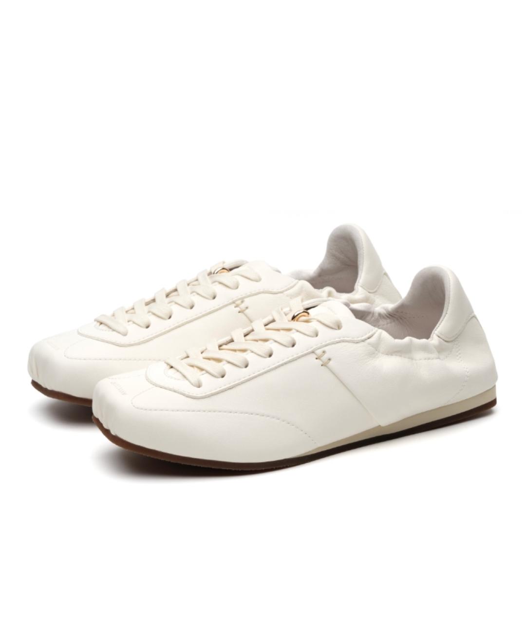 FOOT INDUSTRY Белые кожаные кеды, фото 3