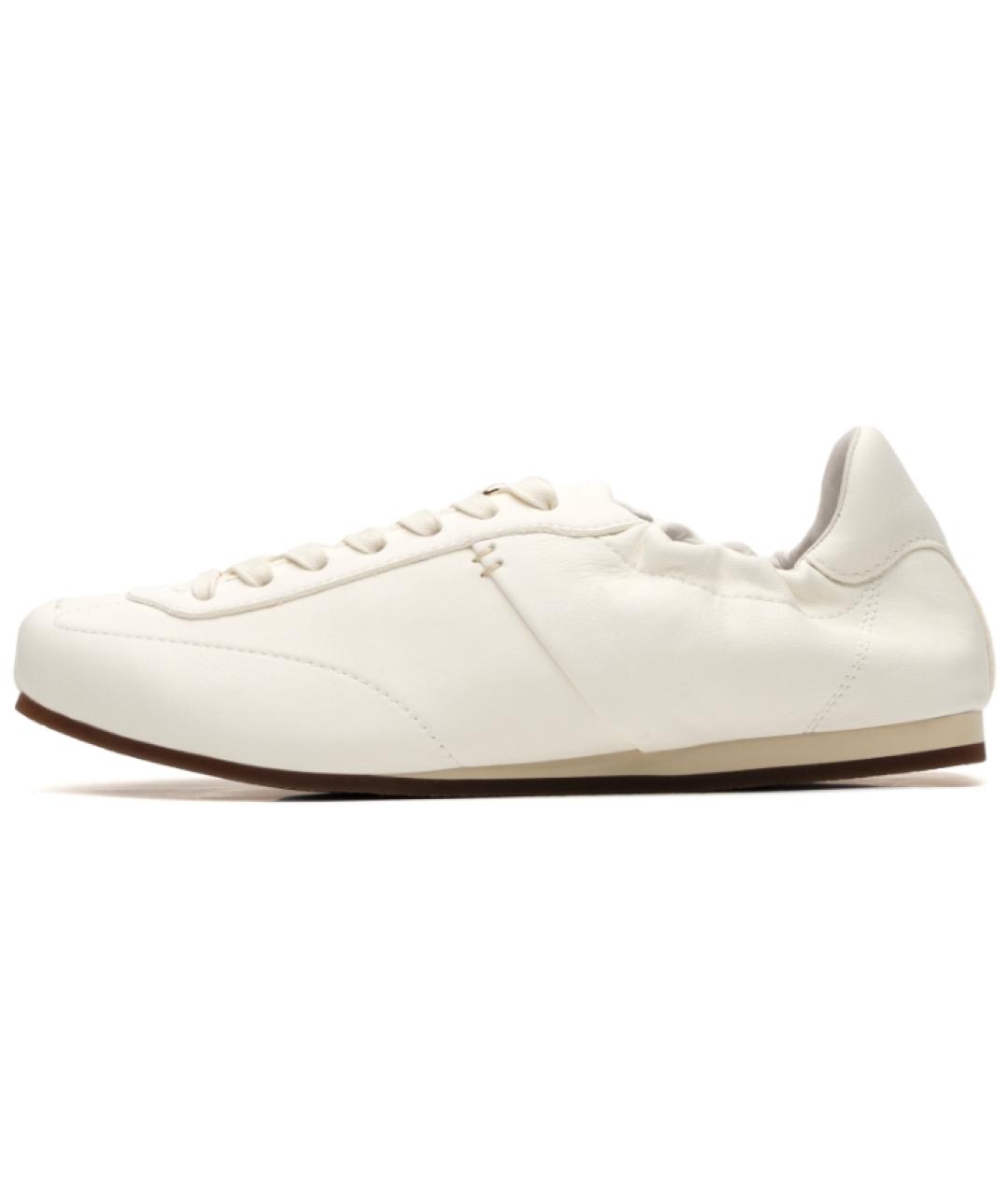 FOOT INDUSTRY Белые кожаные кеды, фото 2