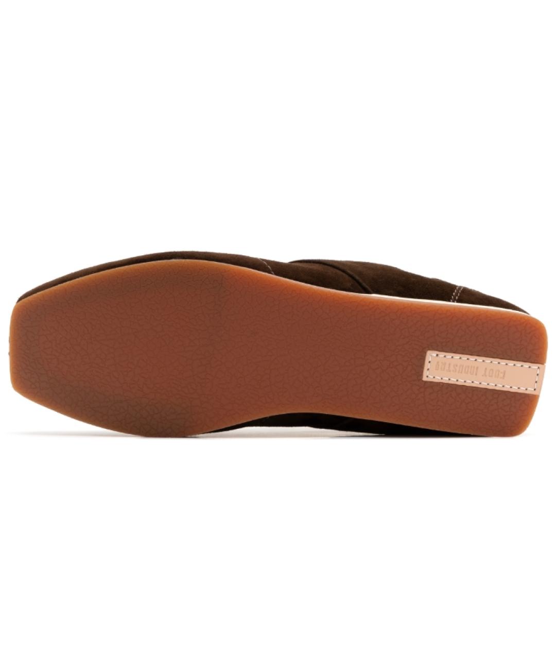 FOOT INDUSTRY Коричневые замшевые кеды, фото 5