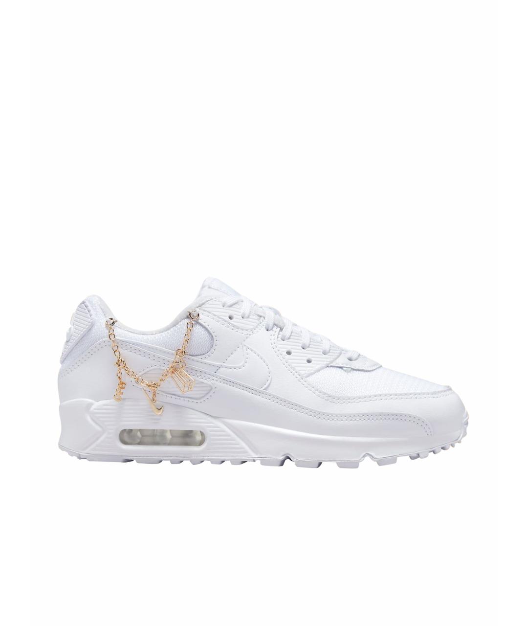NIKE Белые кожаные кроссовки, фото 1