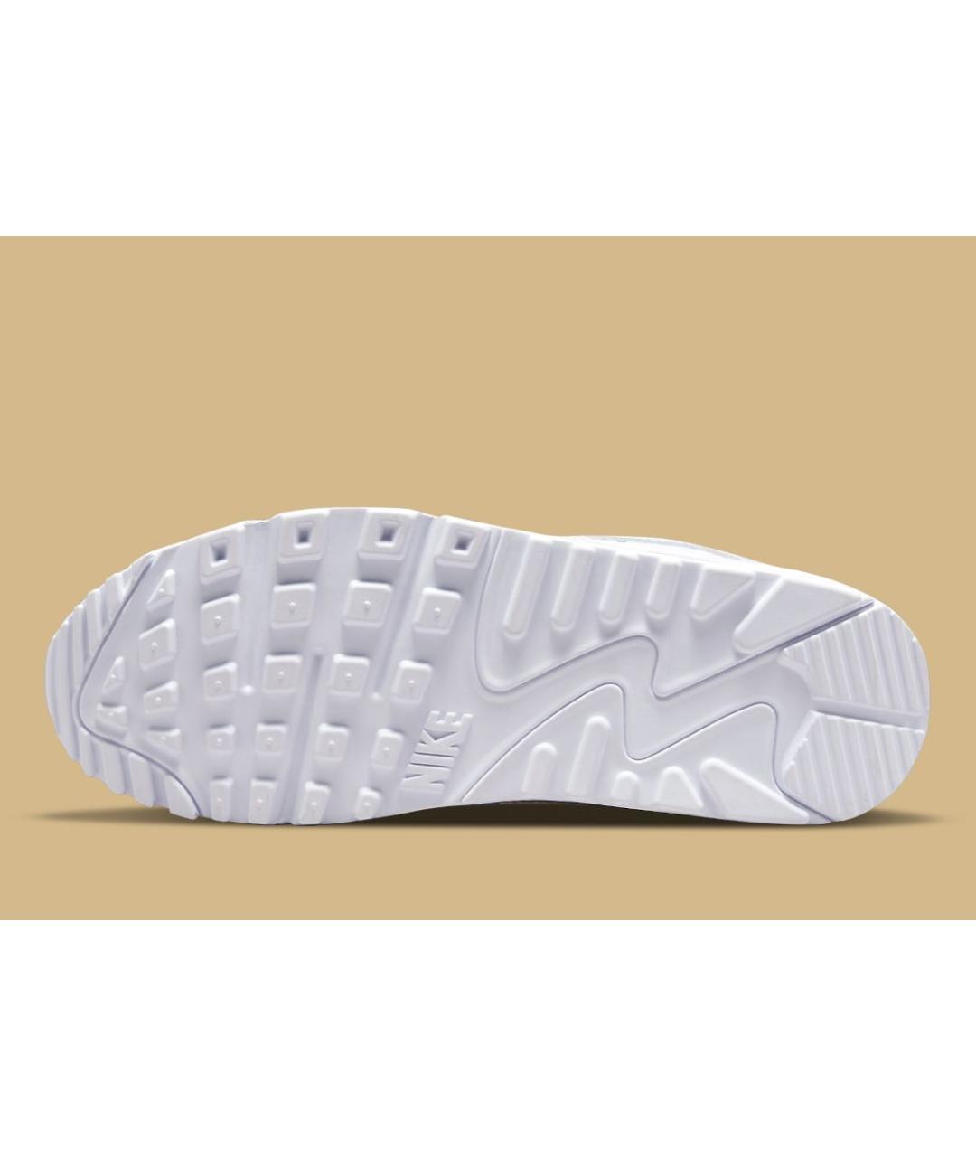NIKE Белые кожаные кроссовки, фото 6