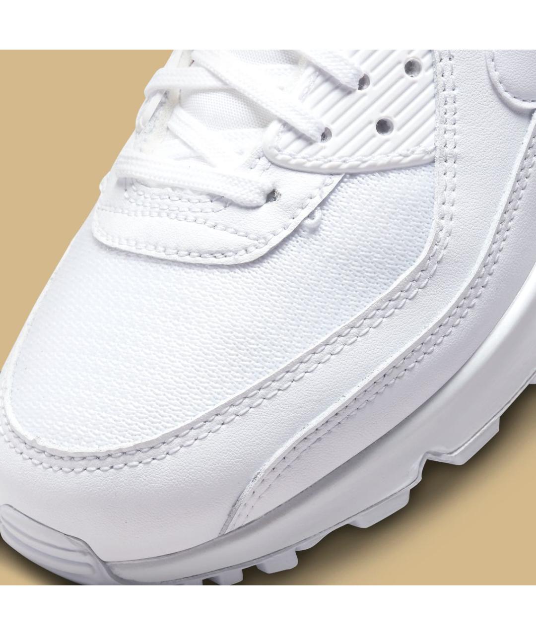 NIKE Белые кожаные кроссовки, фото 7