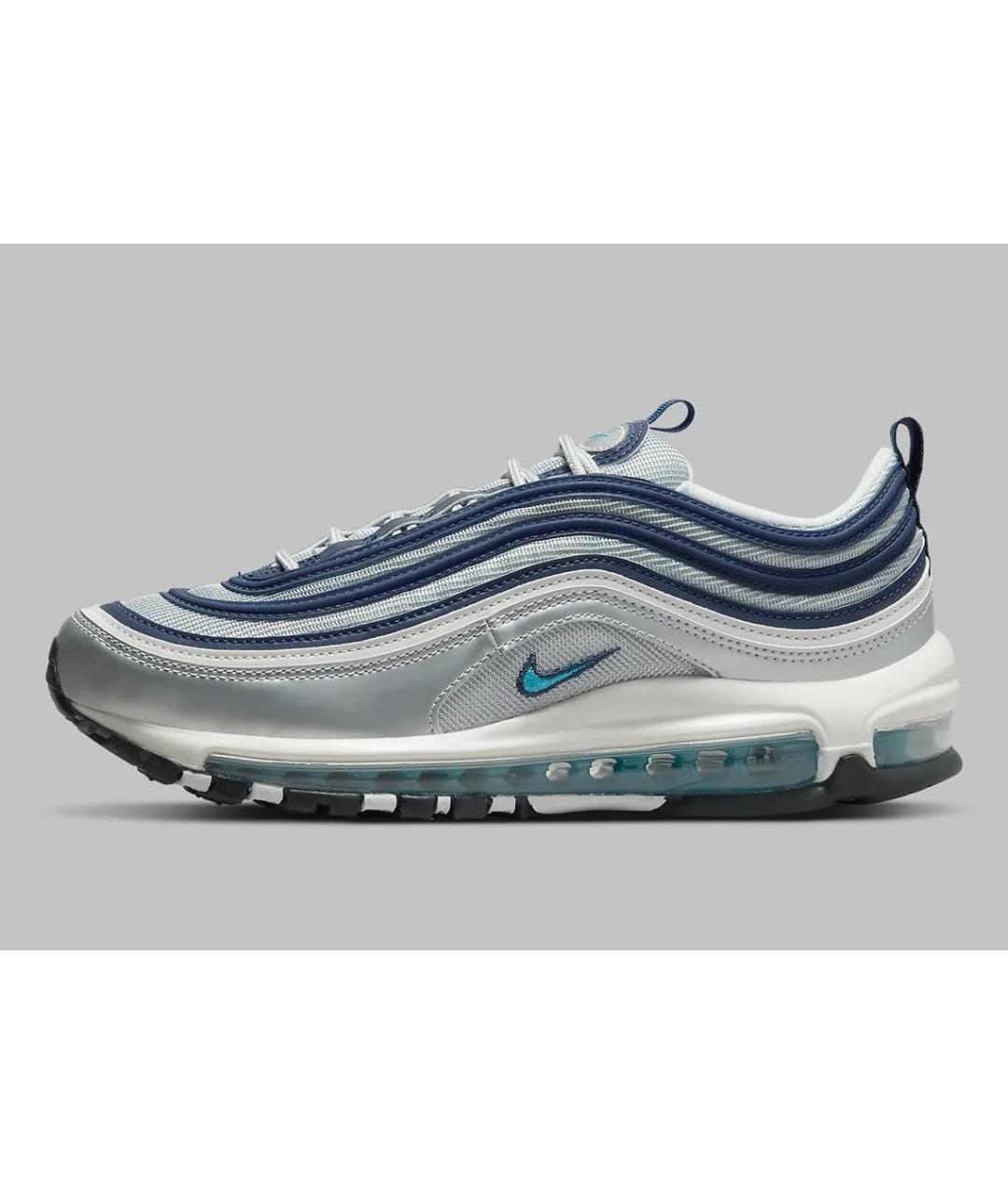 NIKE Серые кожаные кроссовки, фото 9