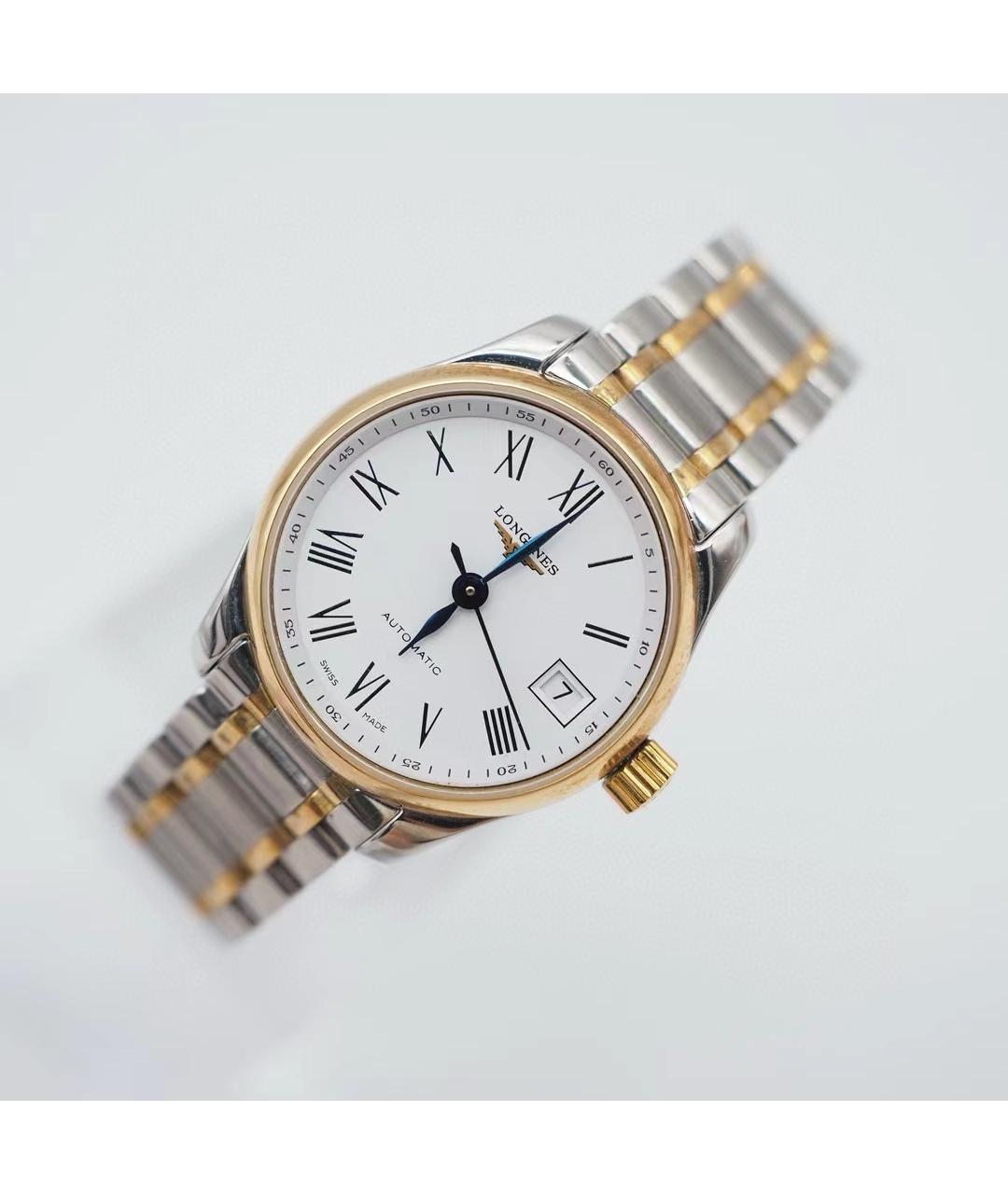LONGINES Золотые металлические часы, фото 3