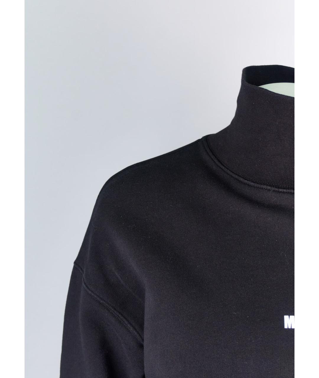 MSGM Черный хлопковый джемпер / свитер, фото 4