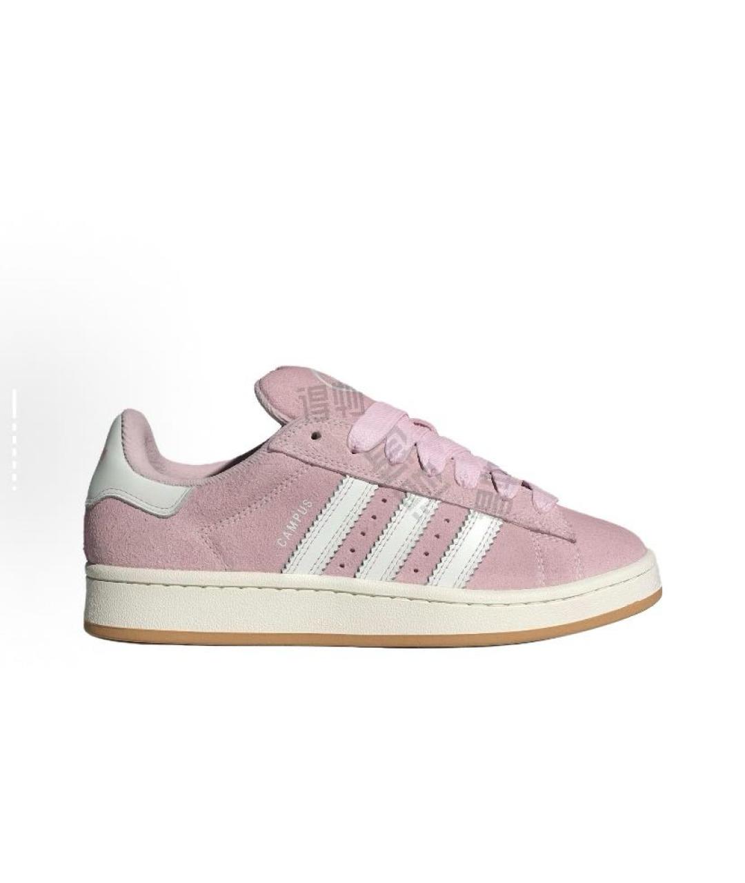 ADIDAS Коралловые замшевые низкие кроссовки / кеды, фото 2