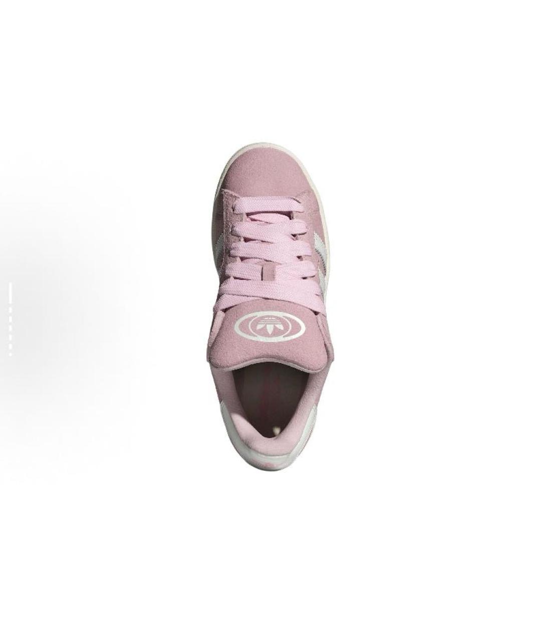 ADIDAS Коралловые замшевые низкие кроссовки / кеды, фото 4