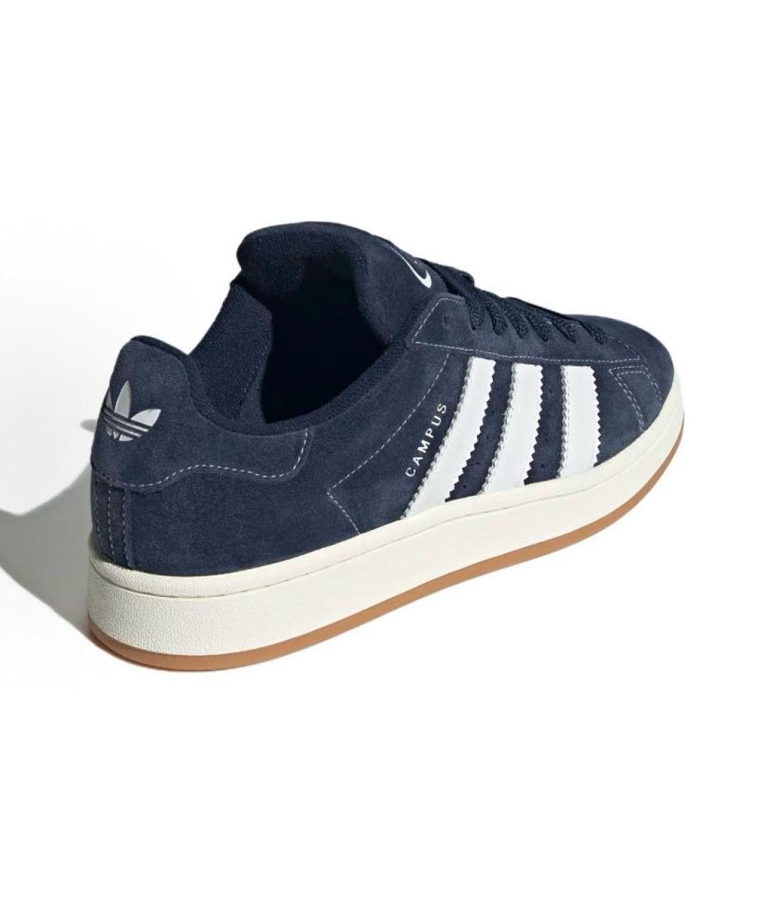 ADIDAS Темно-синие замшевые низкие кроссовки / кеды, фото 4