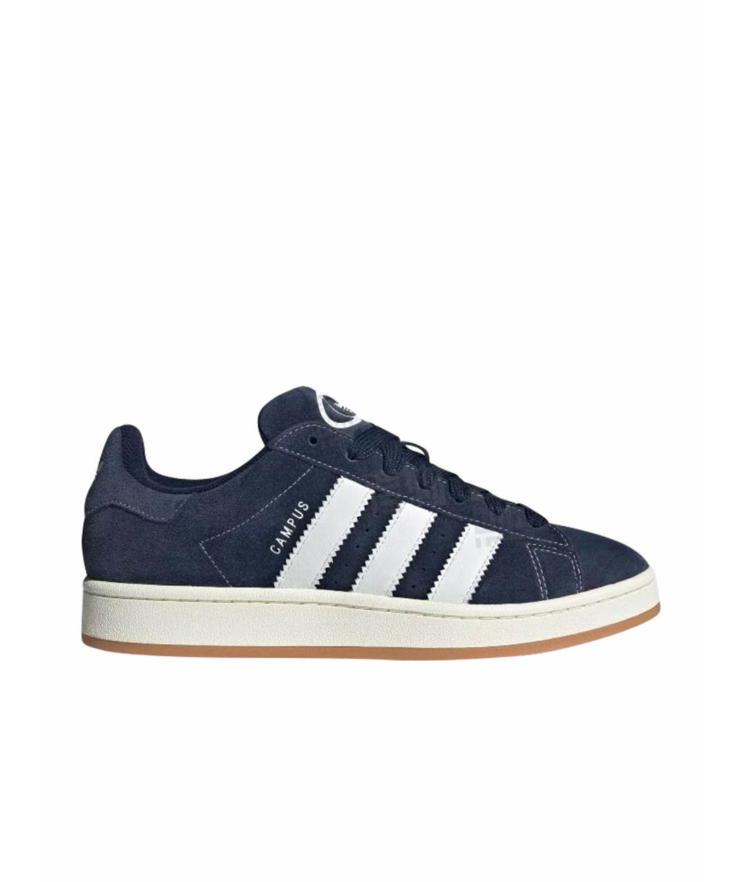 ADIDAS Темно-синие замшевые низкие кроссовки / кеды, фото 6