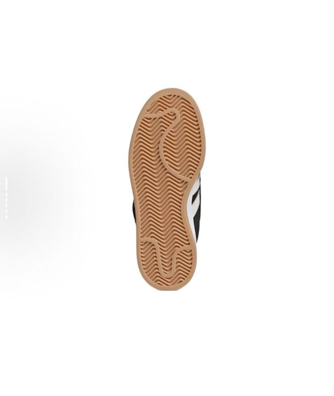 ADIDAS Черные замшевые низкие кроссовки / кеды, фото 5