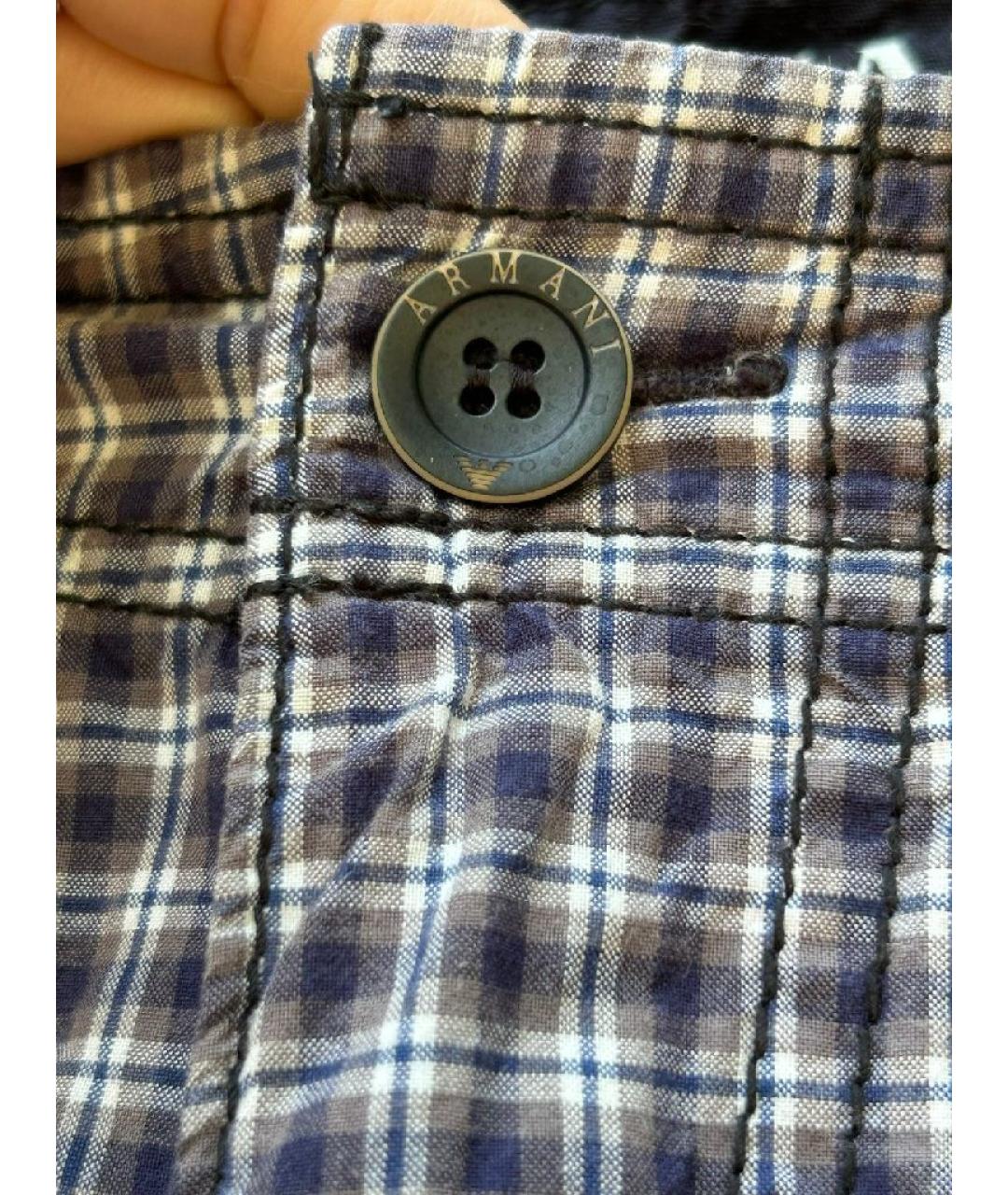 ARMANI JUNIOR Хлопковые детские шорты, фото 3