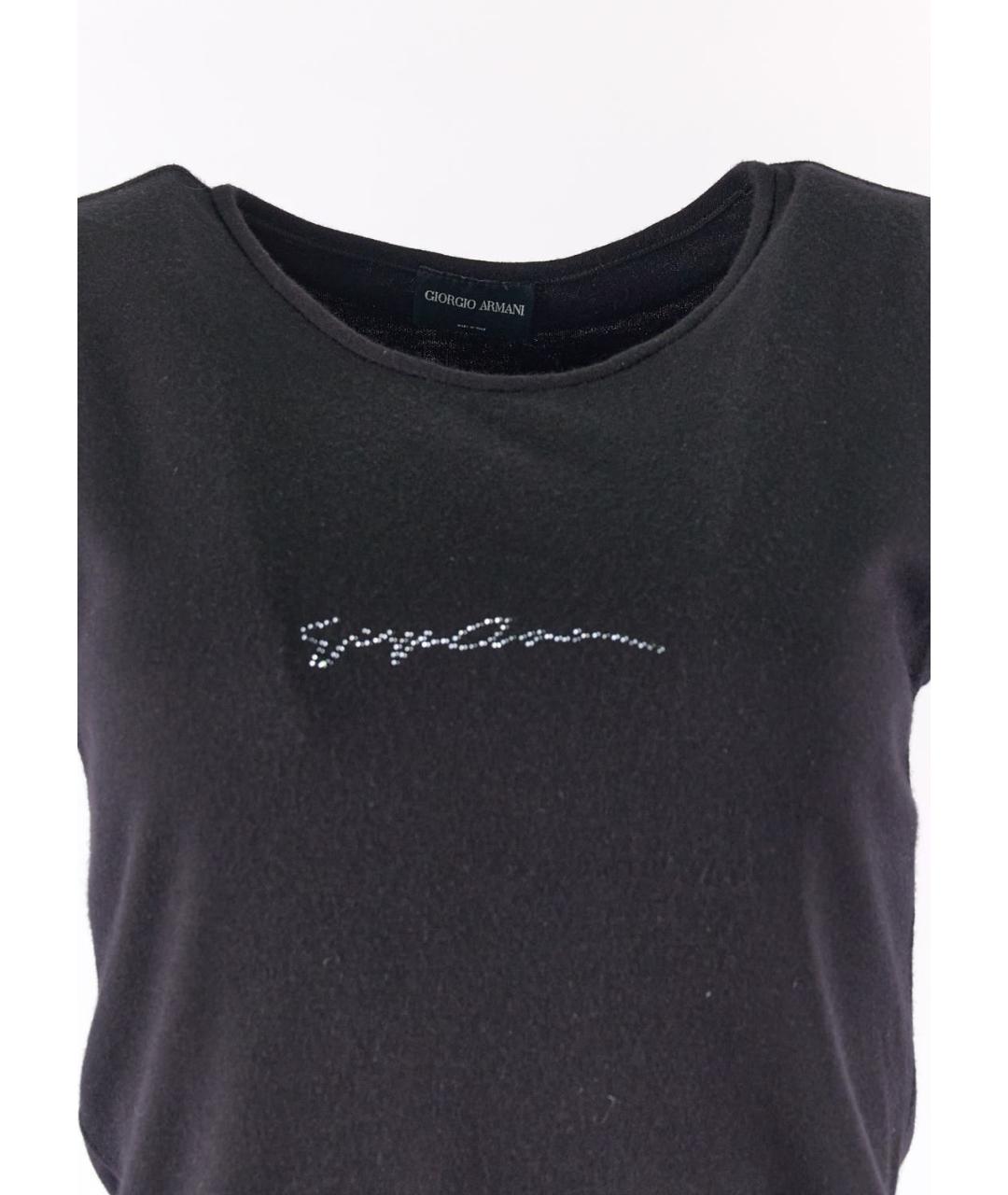 GIORGIO ARMANI Черная майка, фото 4