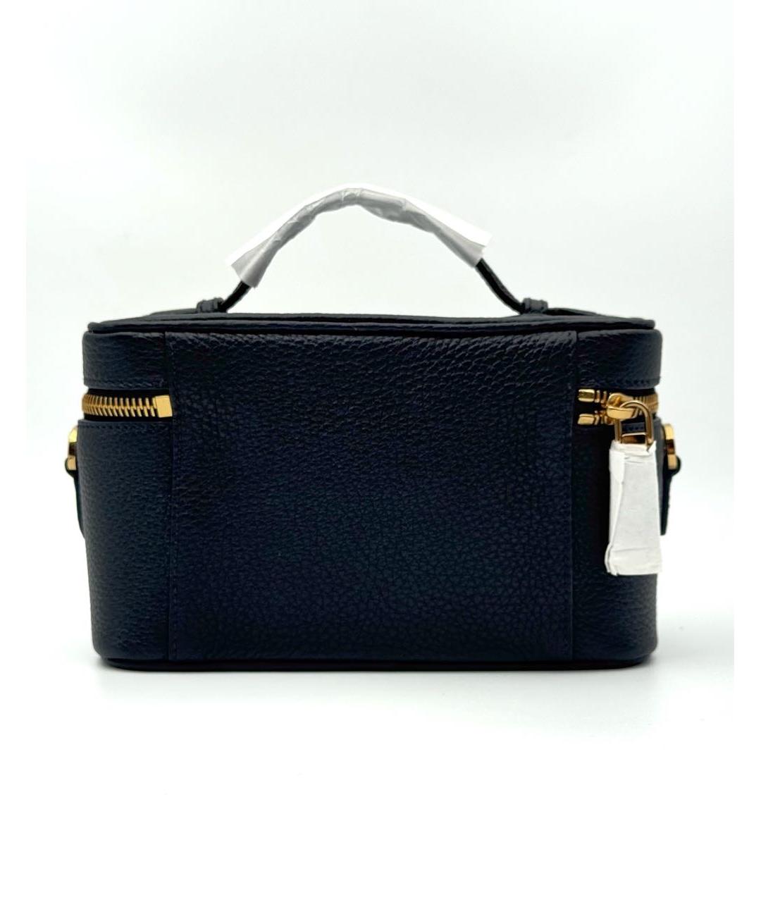 PRADA Черная кожаная сумка с короткими ручками, фото 4