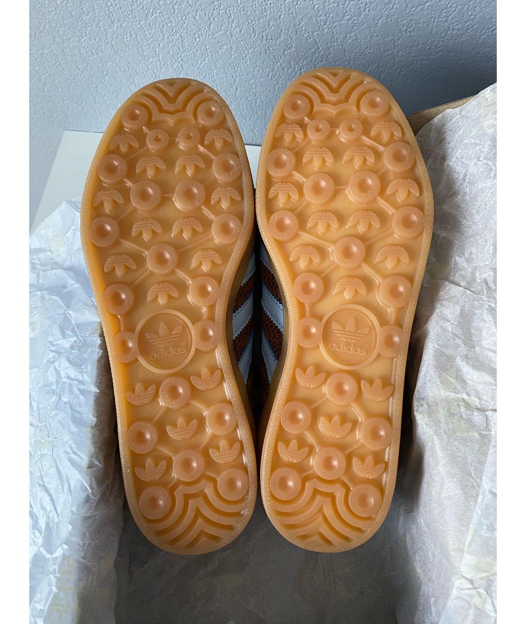 ADIDAS Коричневые текстильные низкие кроссовки / кеды, фото 6