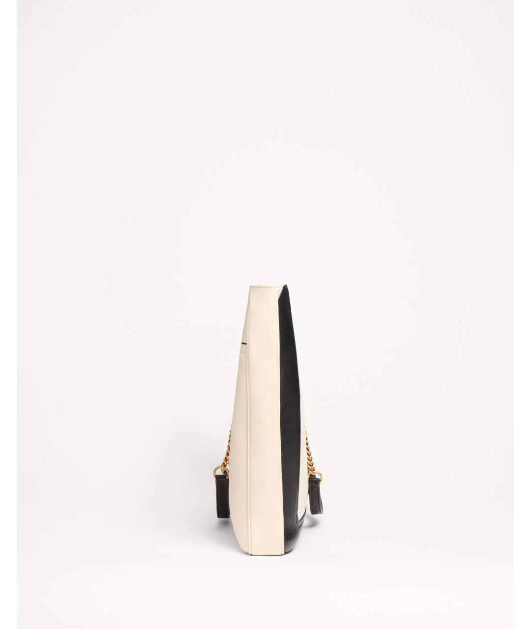 VALENTINO Бежевая кожаная сумка тоут, фото 6