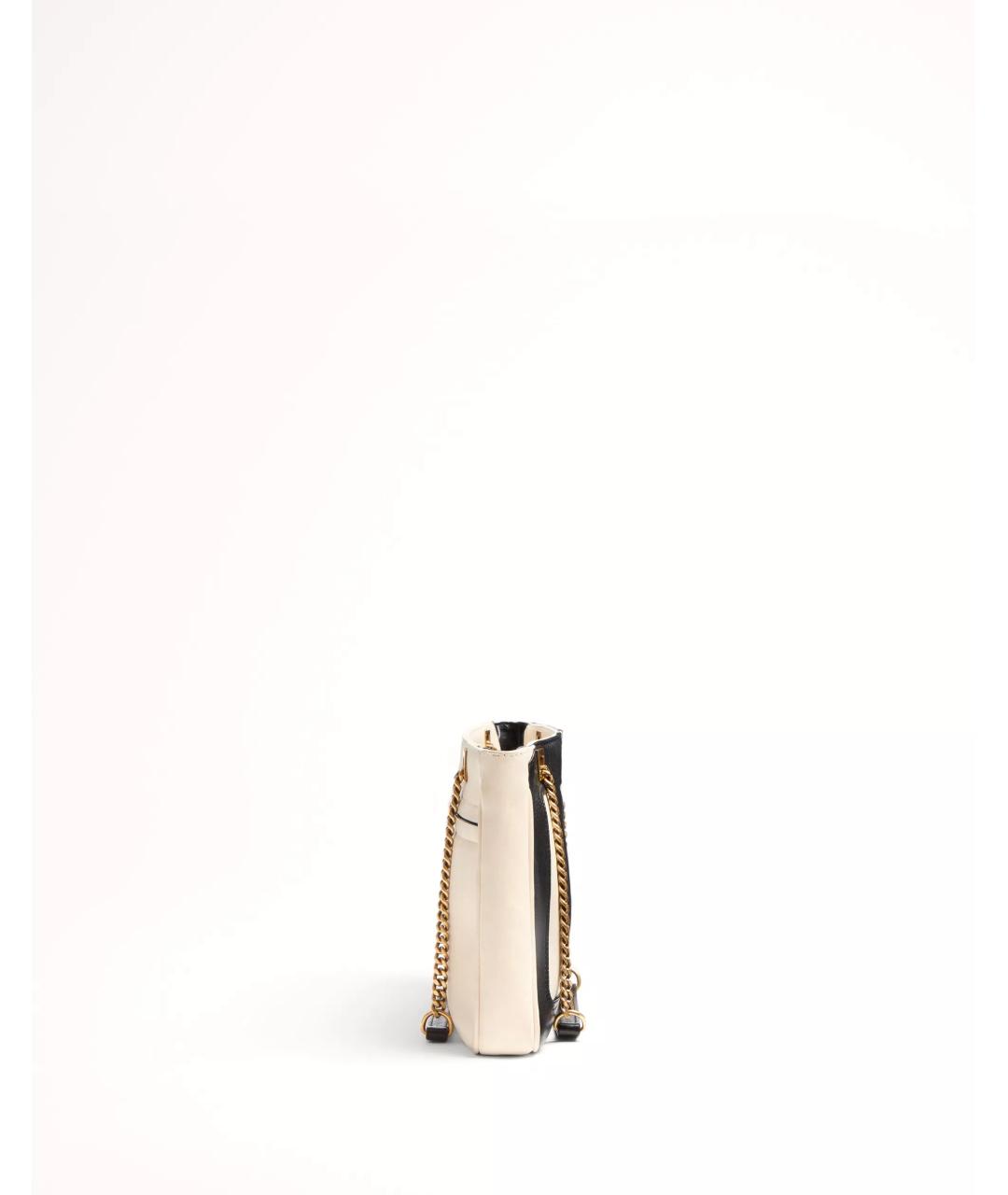 VALENTINO Бежевая кожаная сумка тоут, фото 4