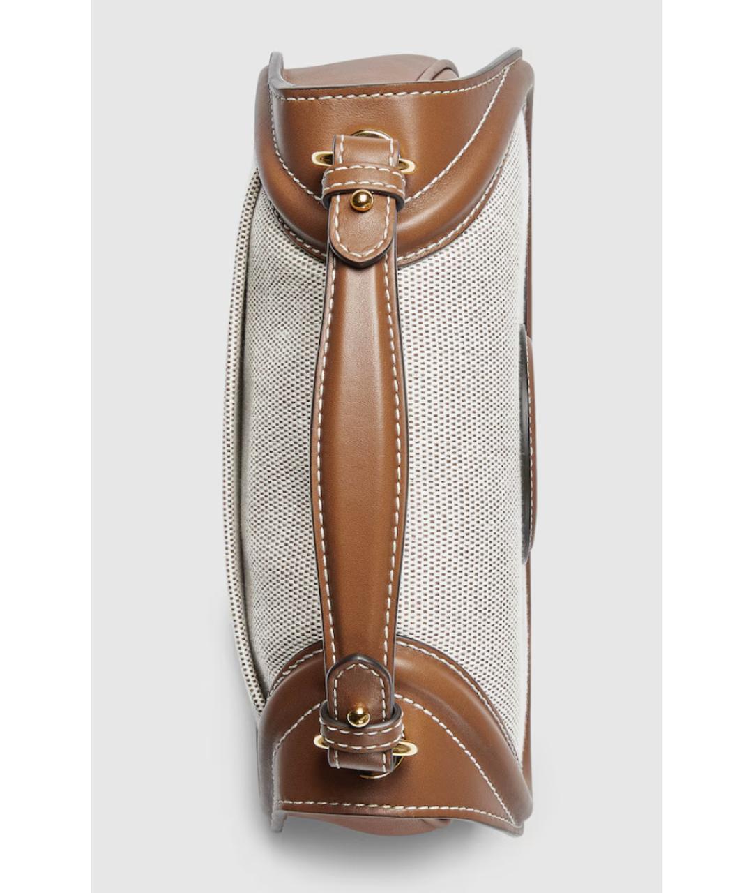 GUCCI Бежевая тканевая сумка через плечо, фото 7