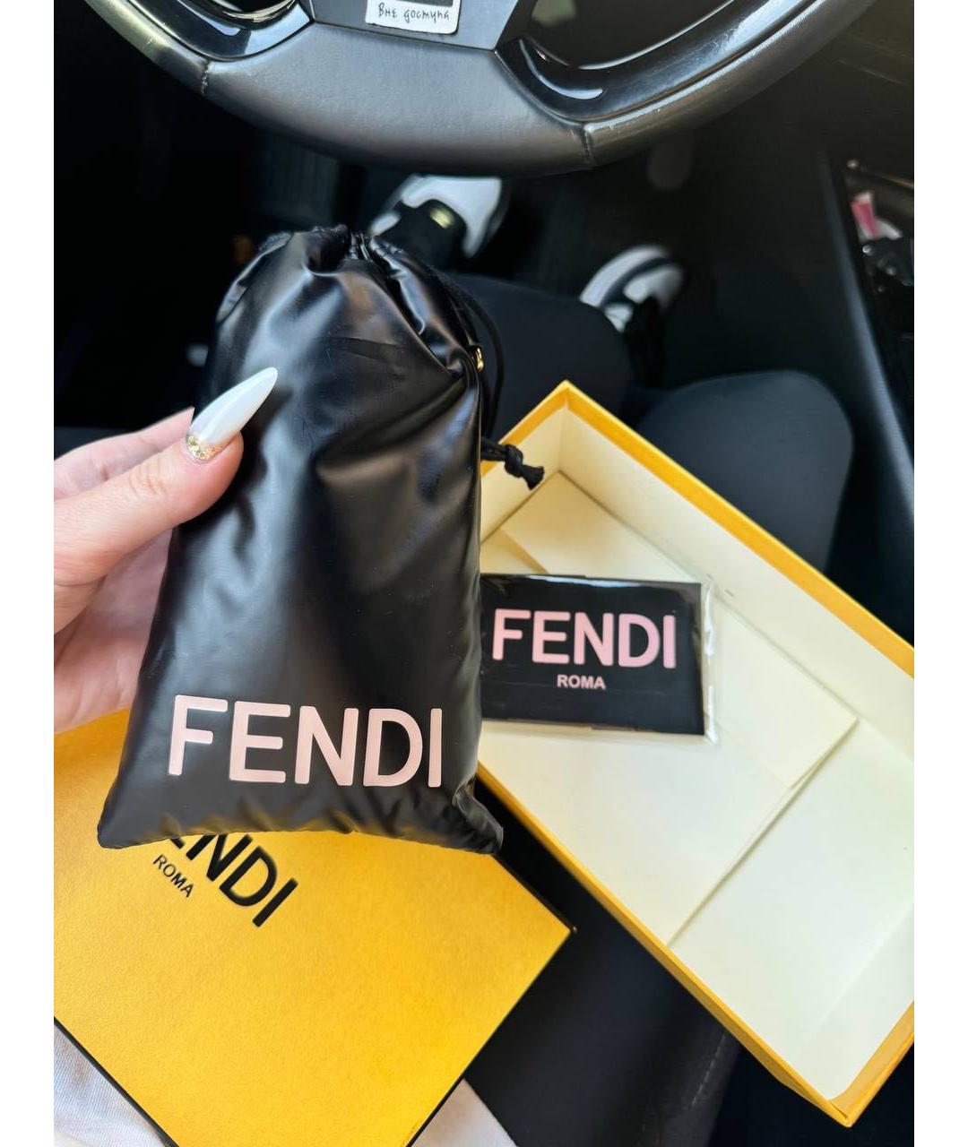 FENDI Черные солнцезащитные очки, фото 7