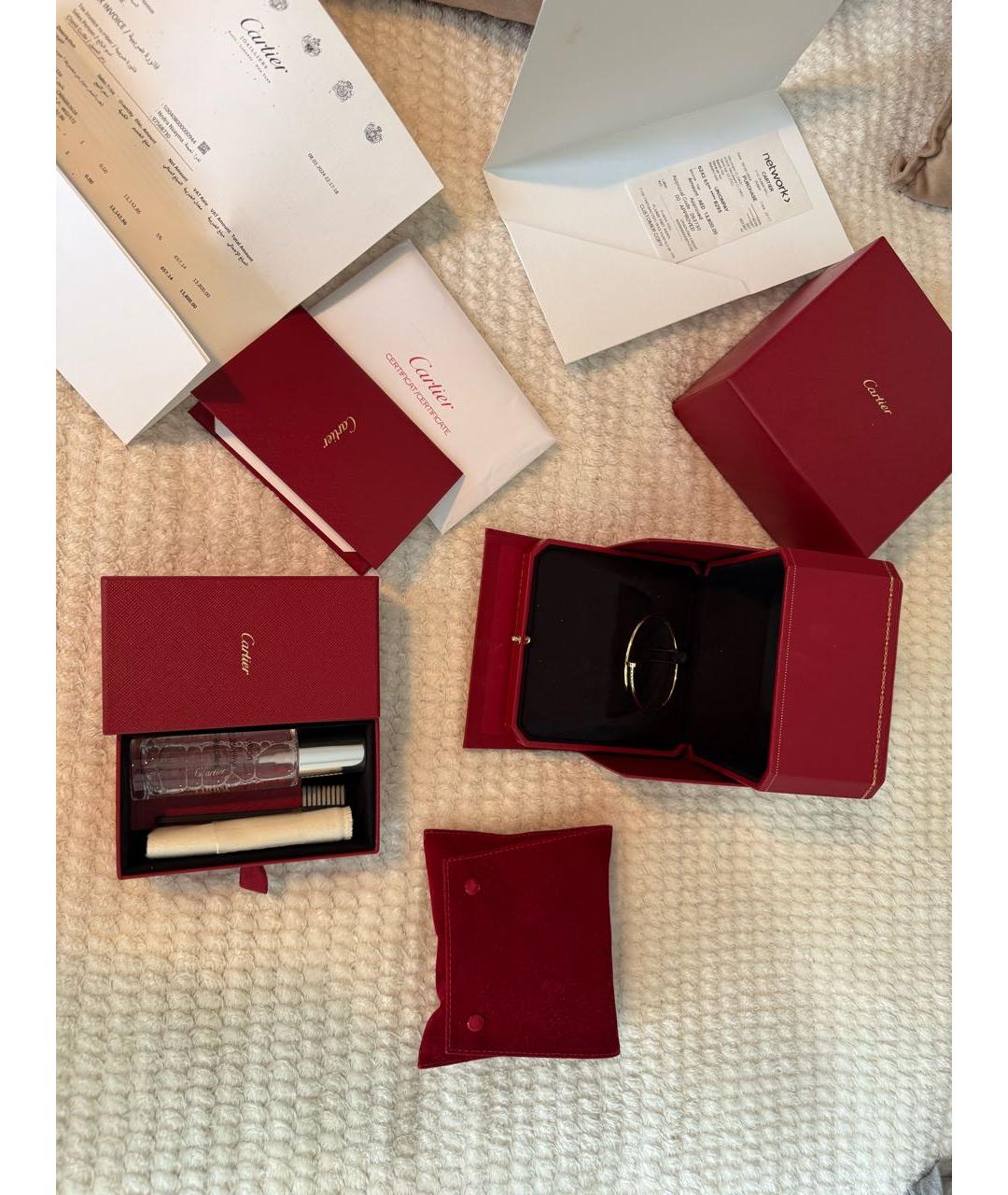 CARTIER Золотой браслет из желтого золота, фото 2