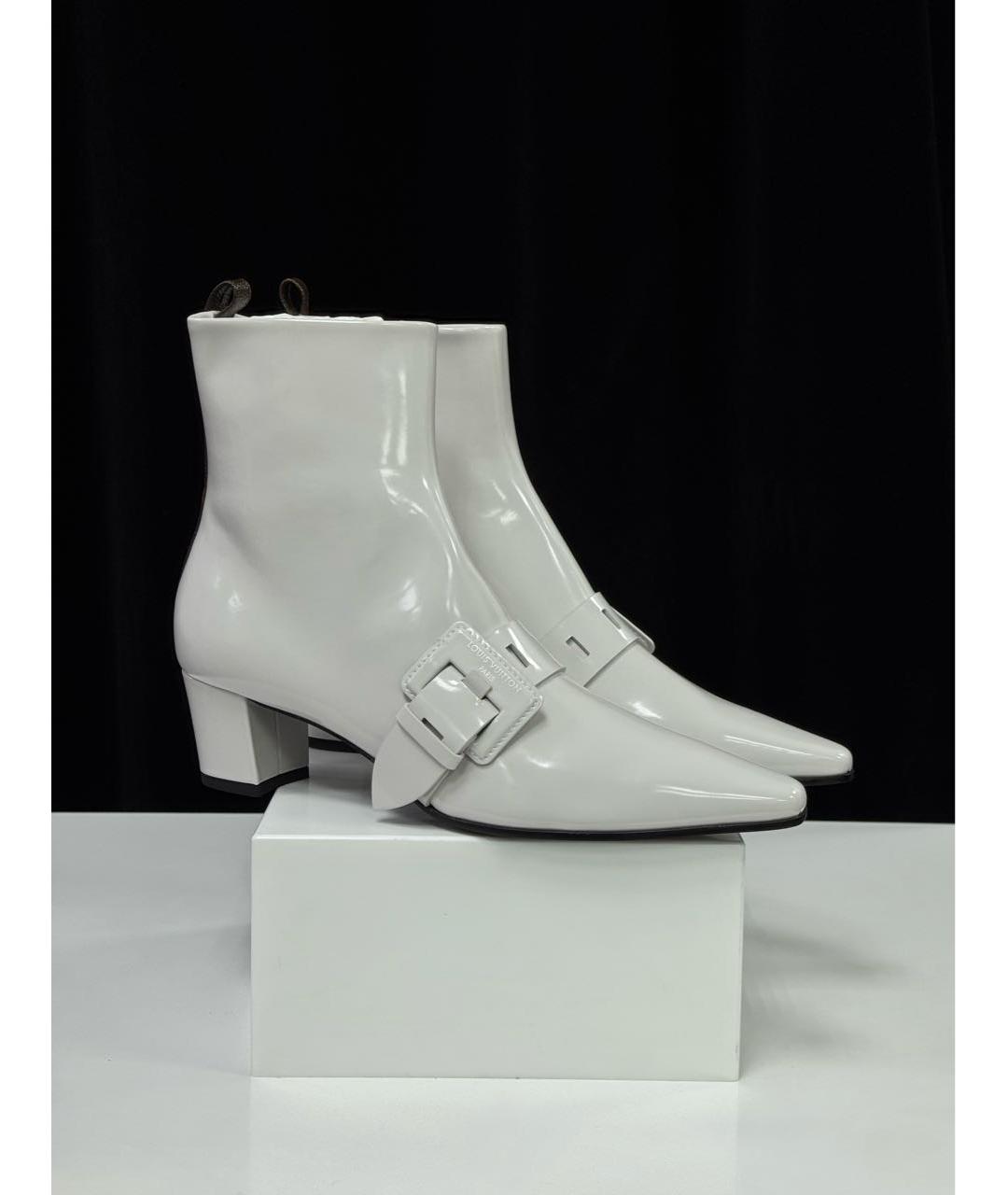 LOUIS VUITTON Белые сапоги, фото 4