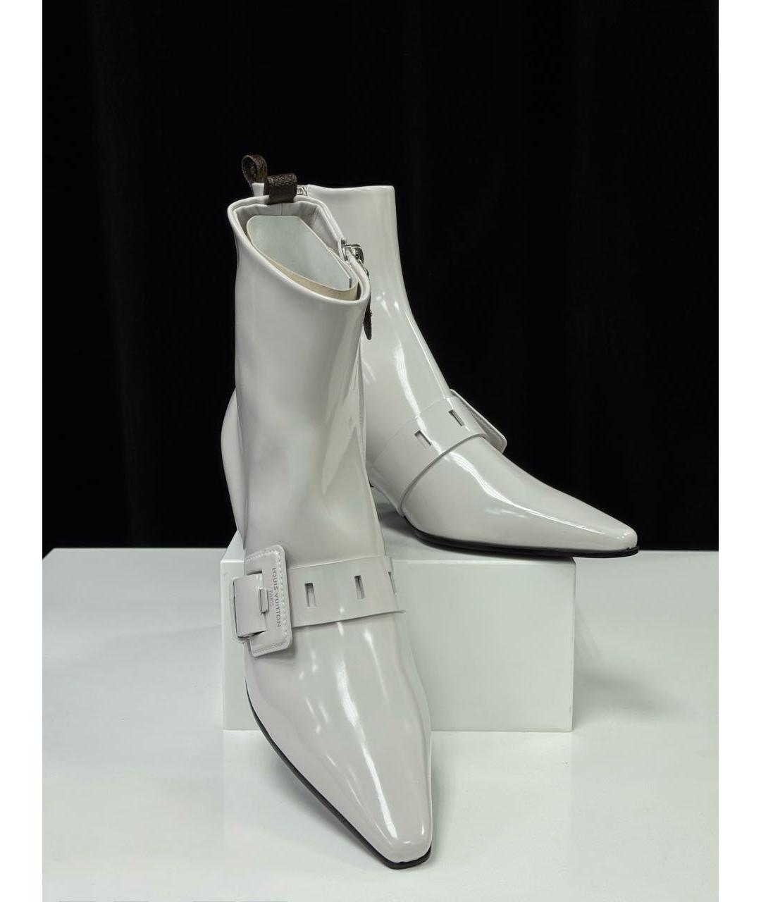 LOUIS VUITTON Белые сапоги, фото 5
