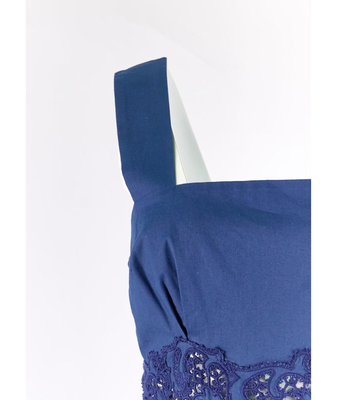 ERMANNO SCERVINO Синяя майка, фото 5