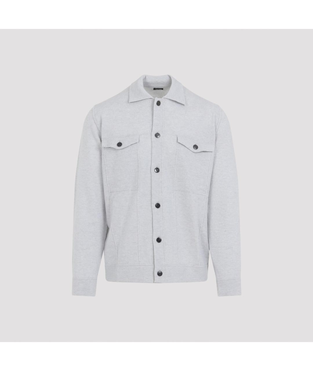 KITON Серая кашемировая куртка, фото 3