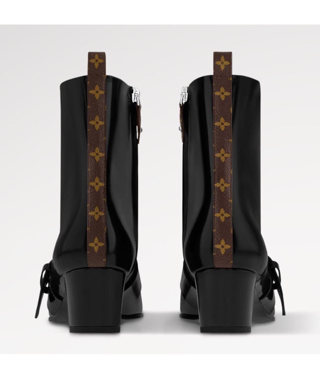 LOUIS VUITTON Черные сапоги, фото 3