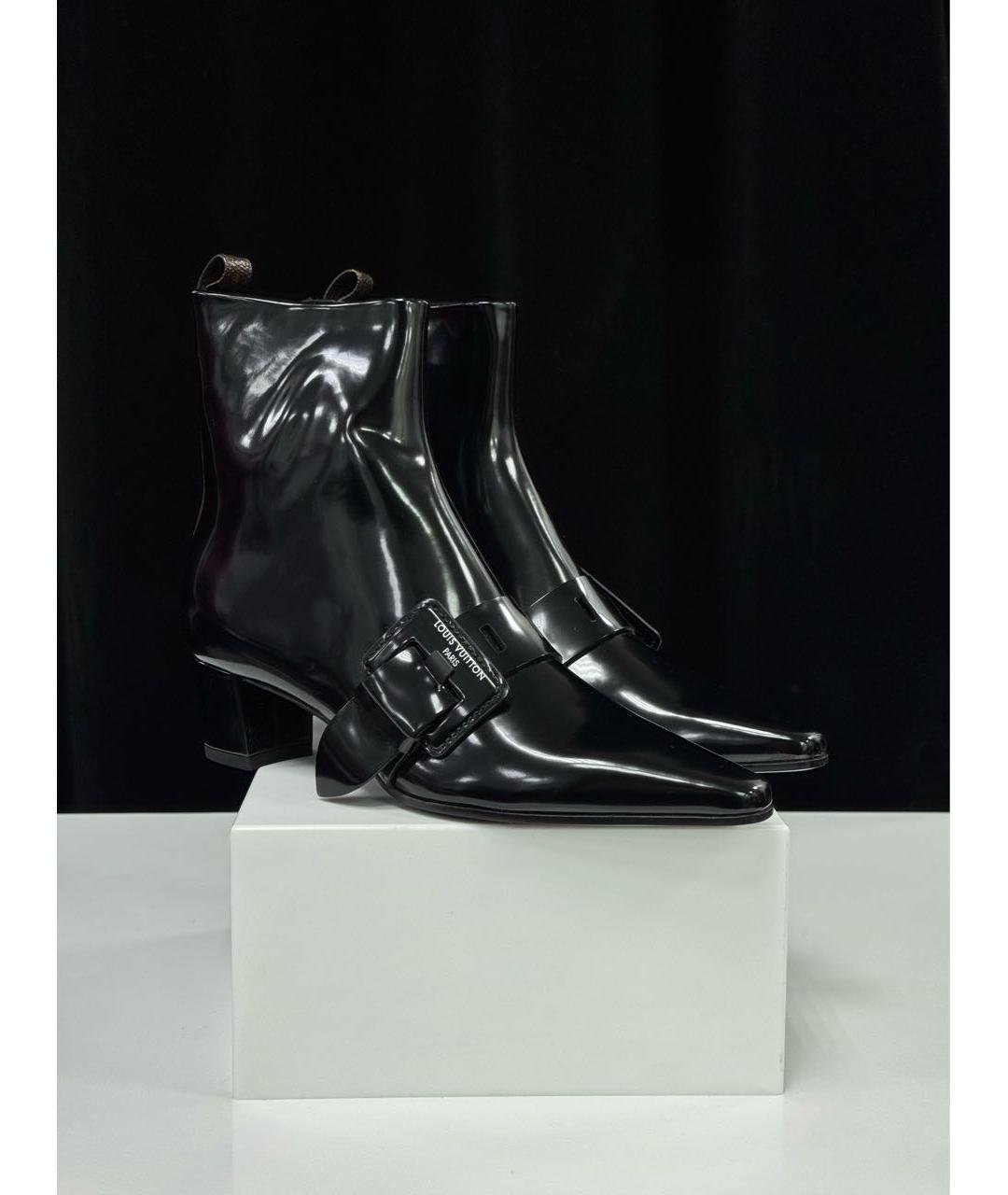 LOUIS VUITTON Черные сапоги, фото 4