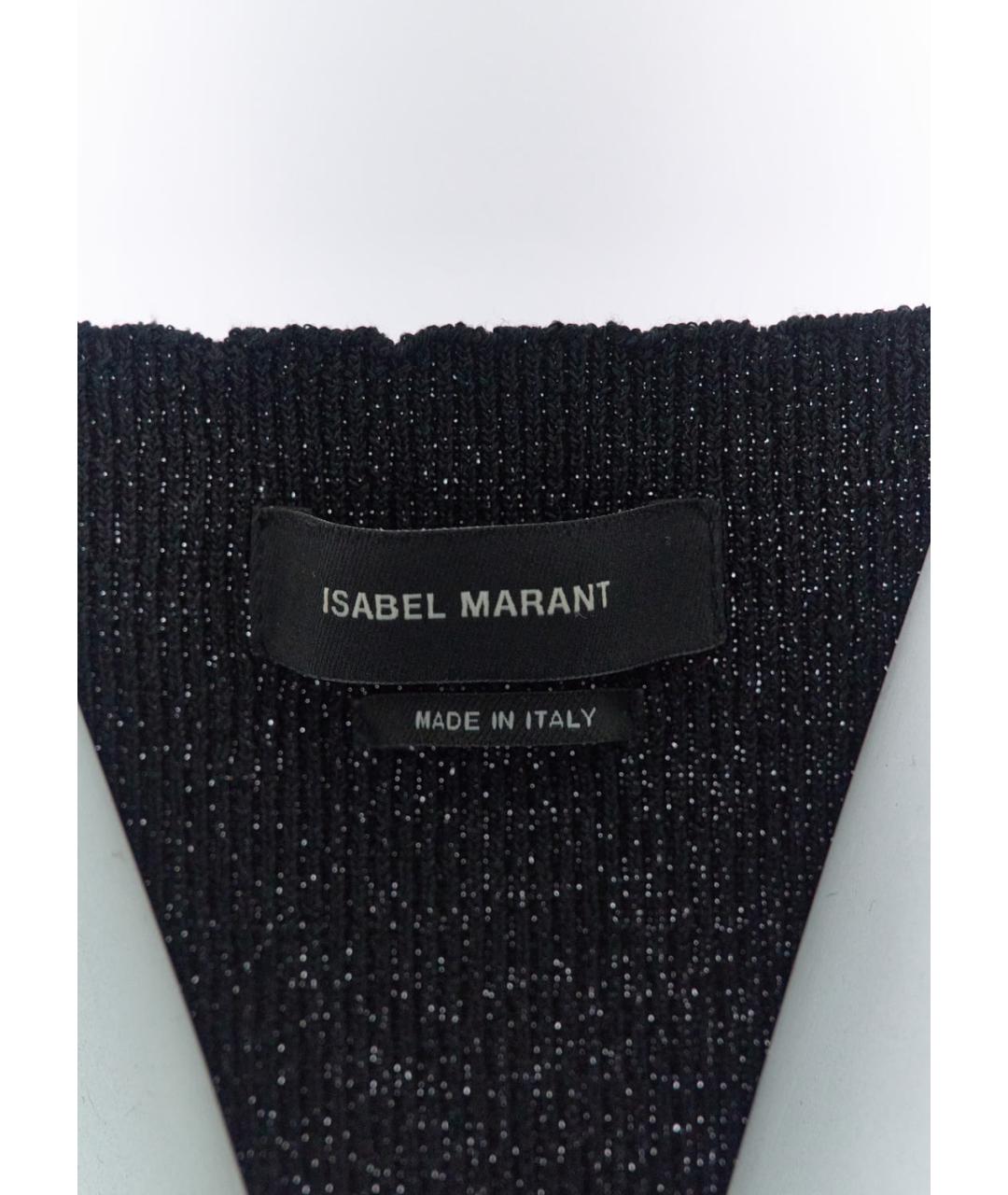 ISABEL MARANT Черная льняная майка, фото 3