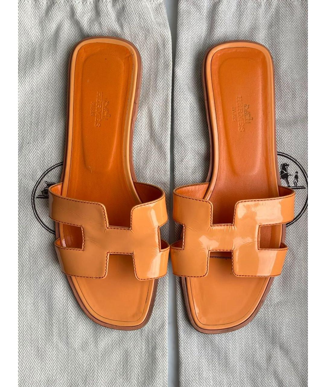 HERMES Шлепанцы, фото 5