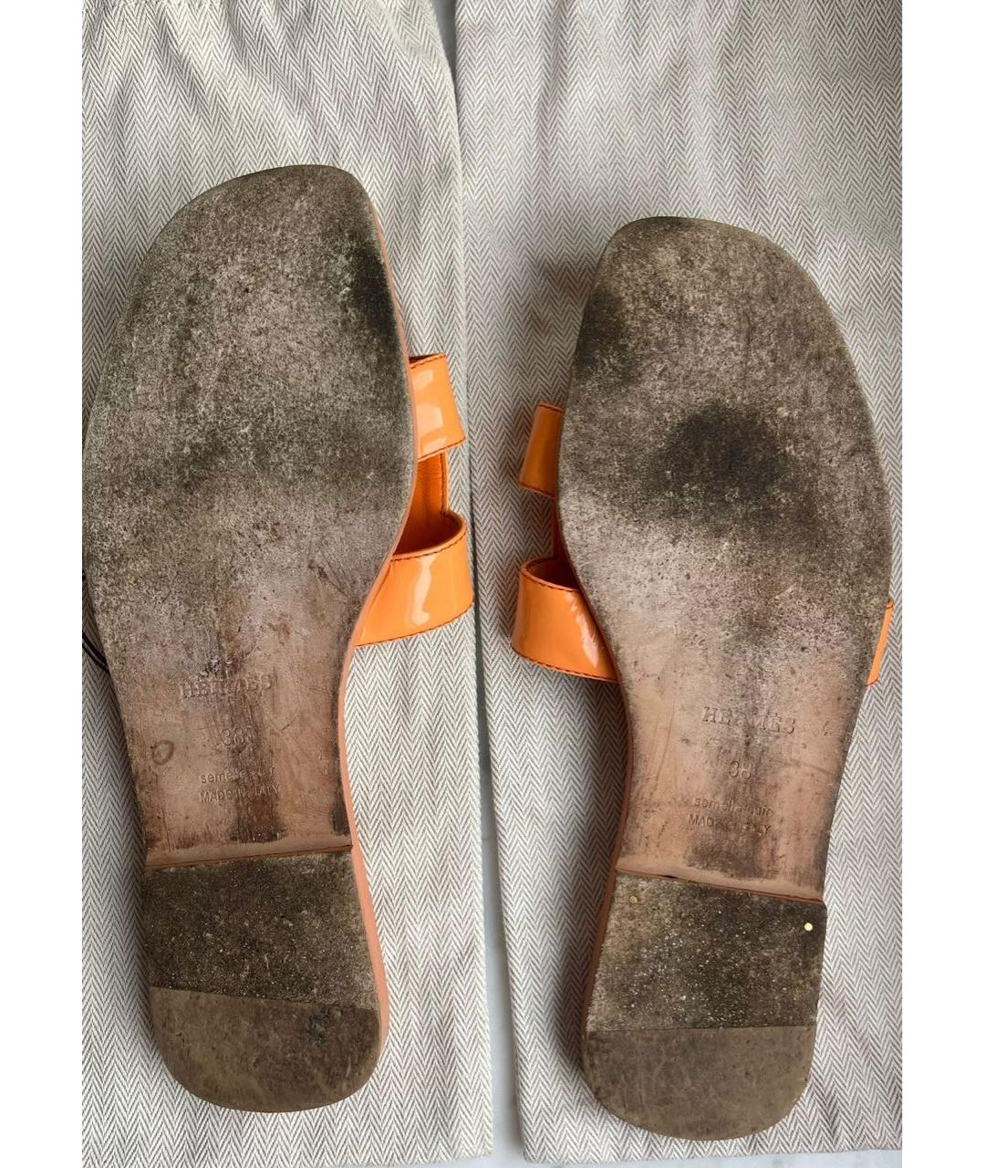 HERMES Шлепанцы, фото 3