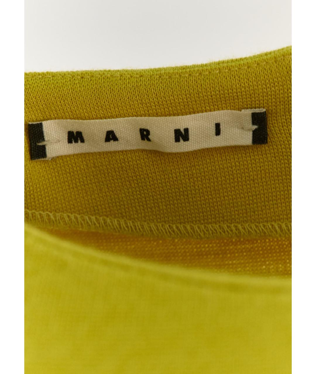MARNI Мульти шерстяная футболка, фото 3