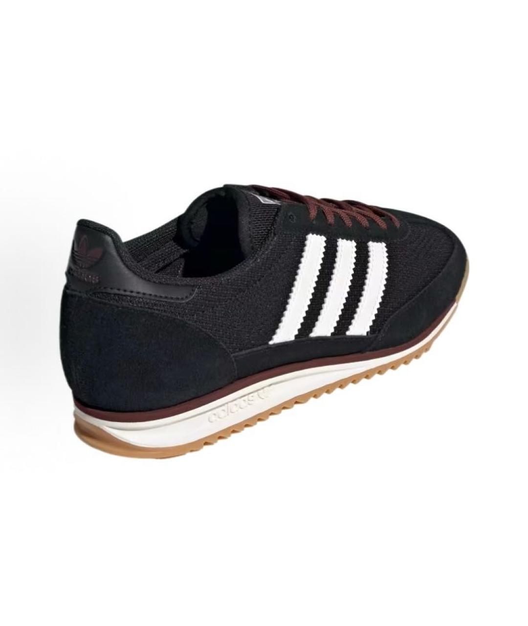 ADIDAS Черные текстильные низкие кроссовки / кеды, фото 5