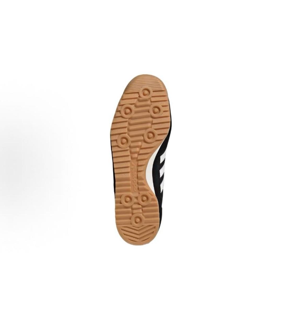 ADIDAS Черные текстильные низкие кроссовки / кеды, фото 6