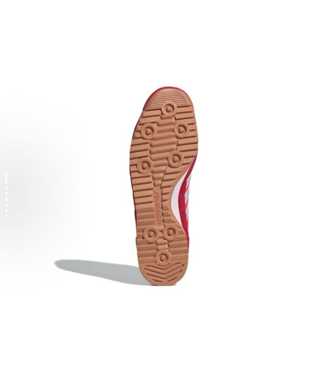 ADIDAS Красные текстильные низкие кроссовки / кеды, фото 5