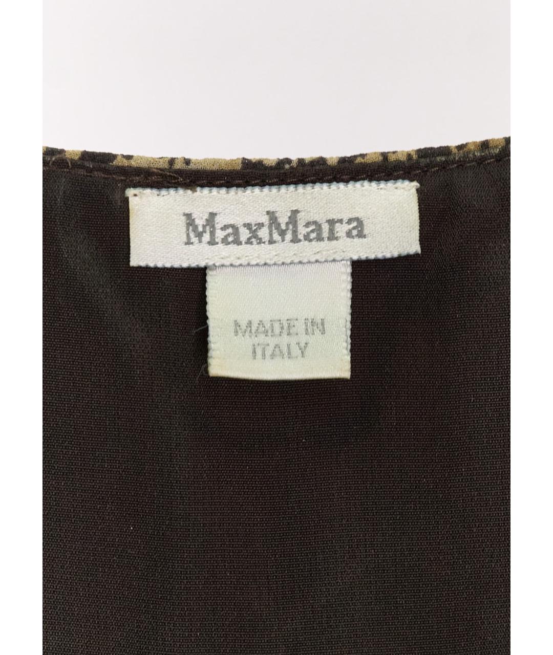 MAX MARA Мульти шелковая блузы, фото 3