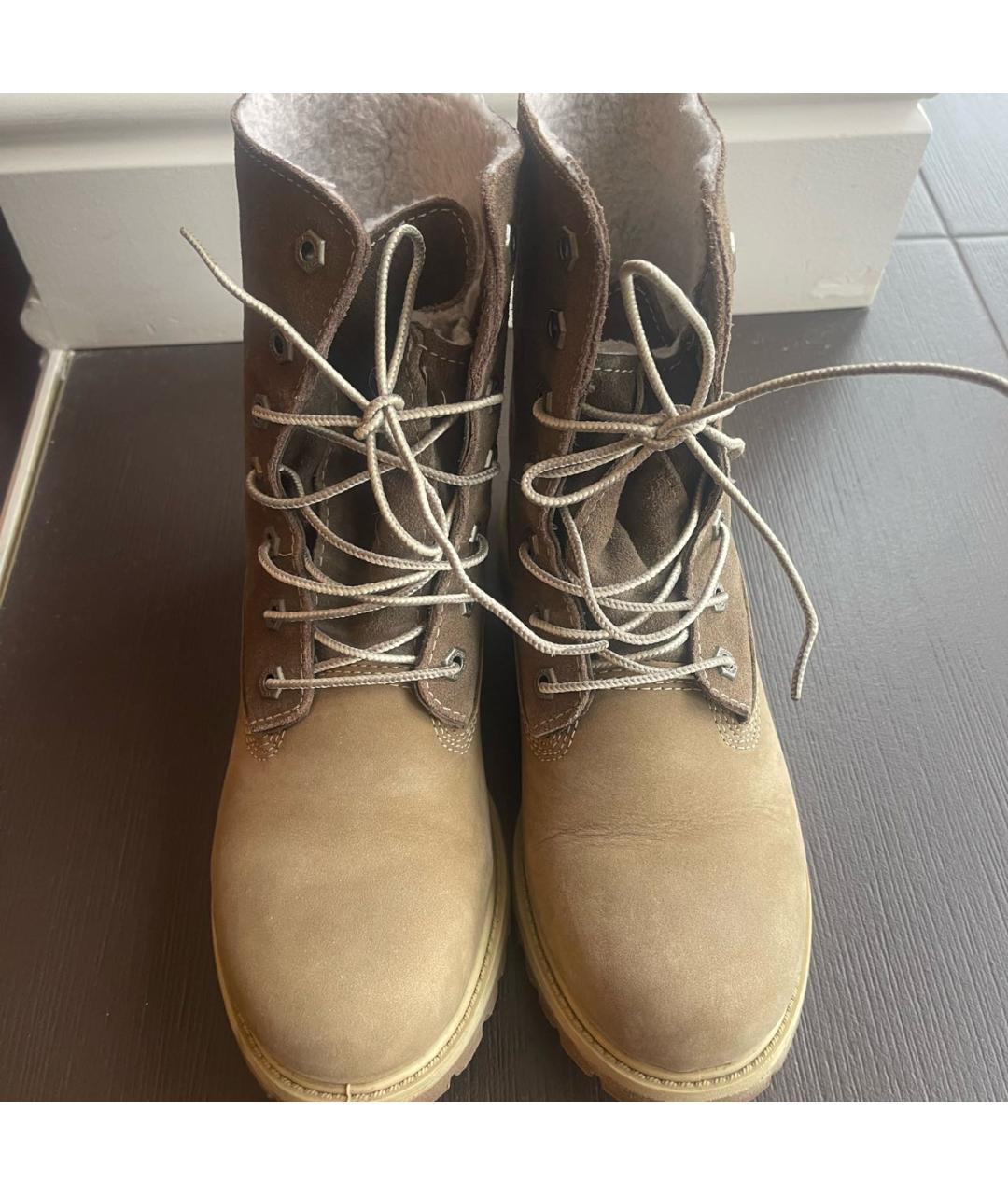 TIMBERLAND Бежевые полусапоги, фото 2