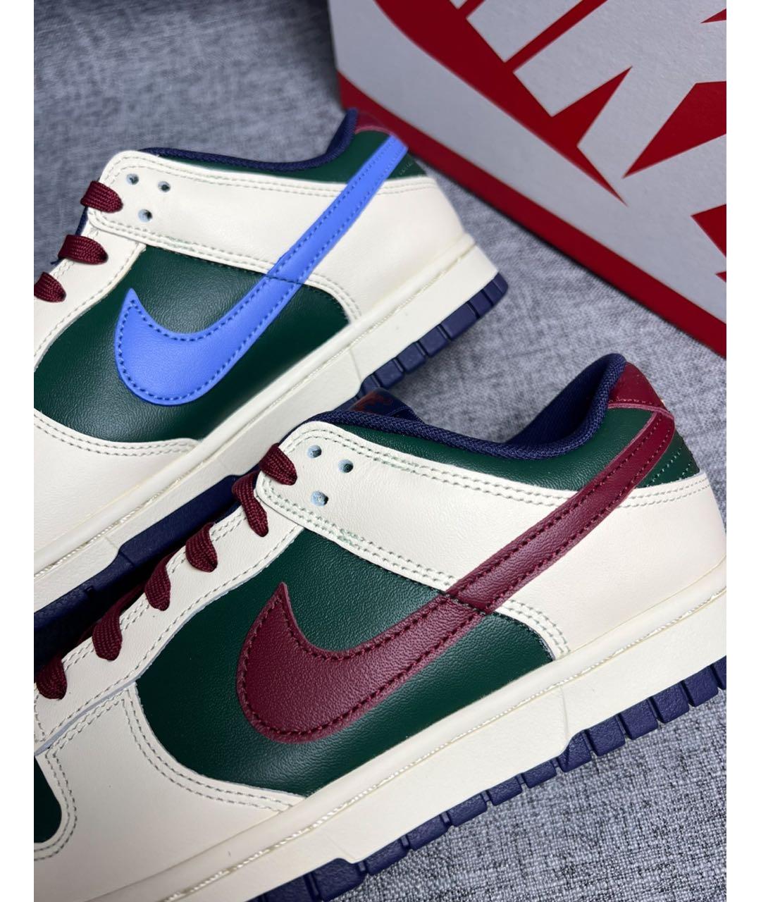 NIKE Мульти кожаные низкие кроссовки / кеды, фото 8
