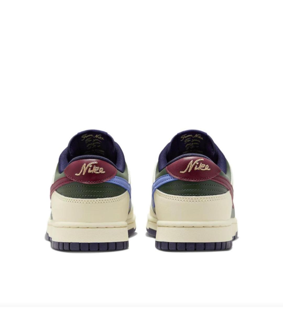 NIKE Мульти кожаные низкие кроссовки / кеды, фото 4