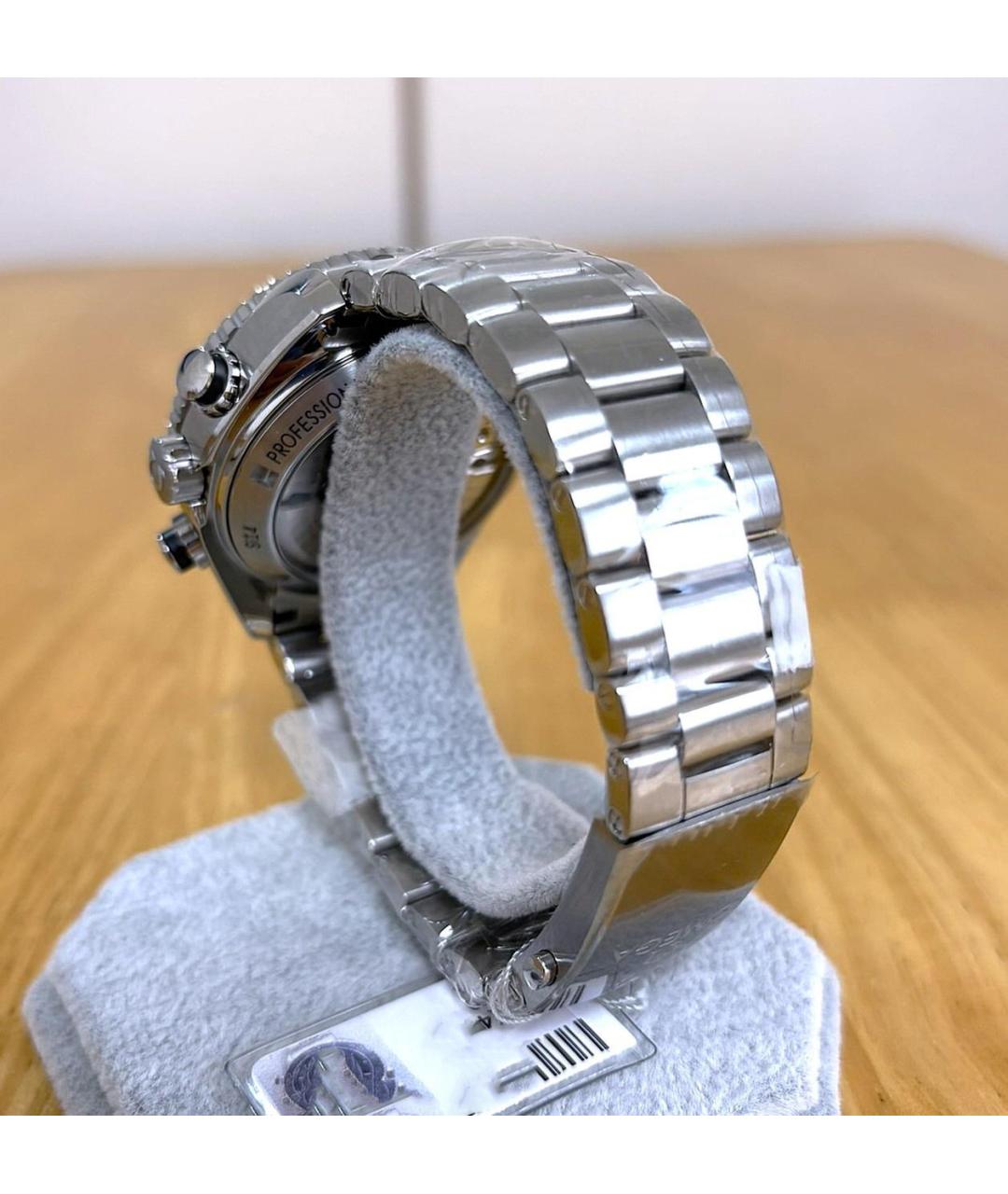 OMEGA Черные часы, фото 5