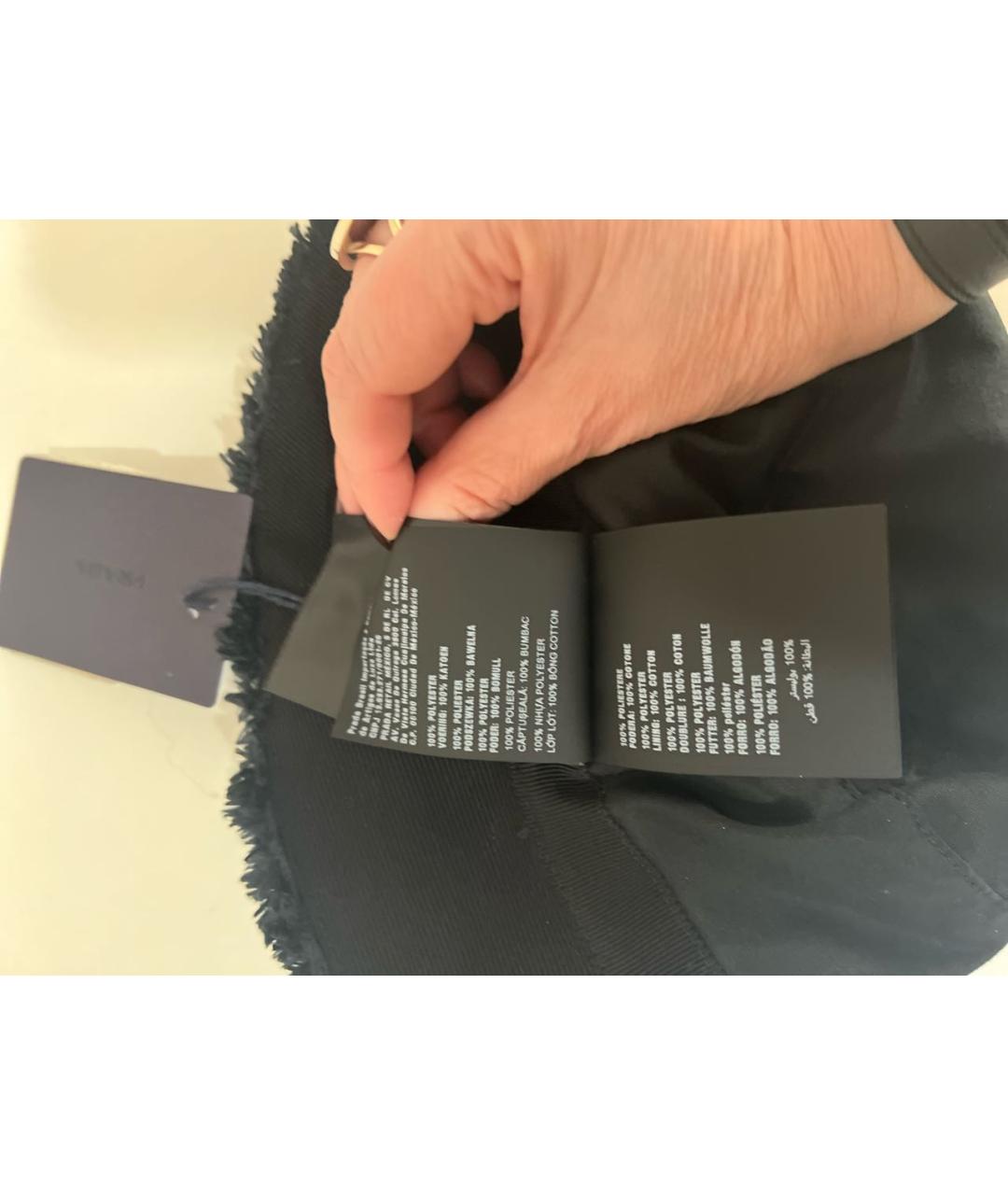 PRADA Черная панама, фото 5