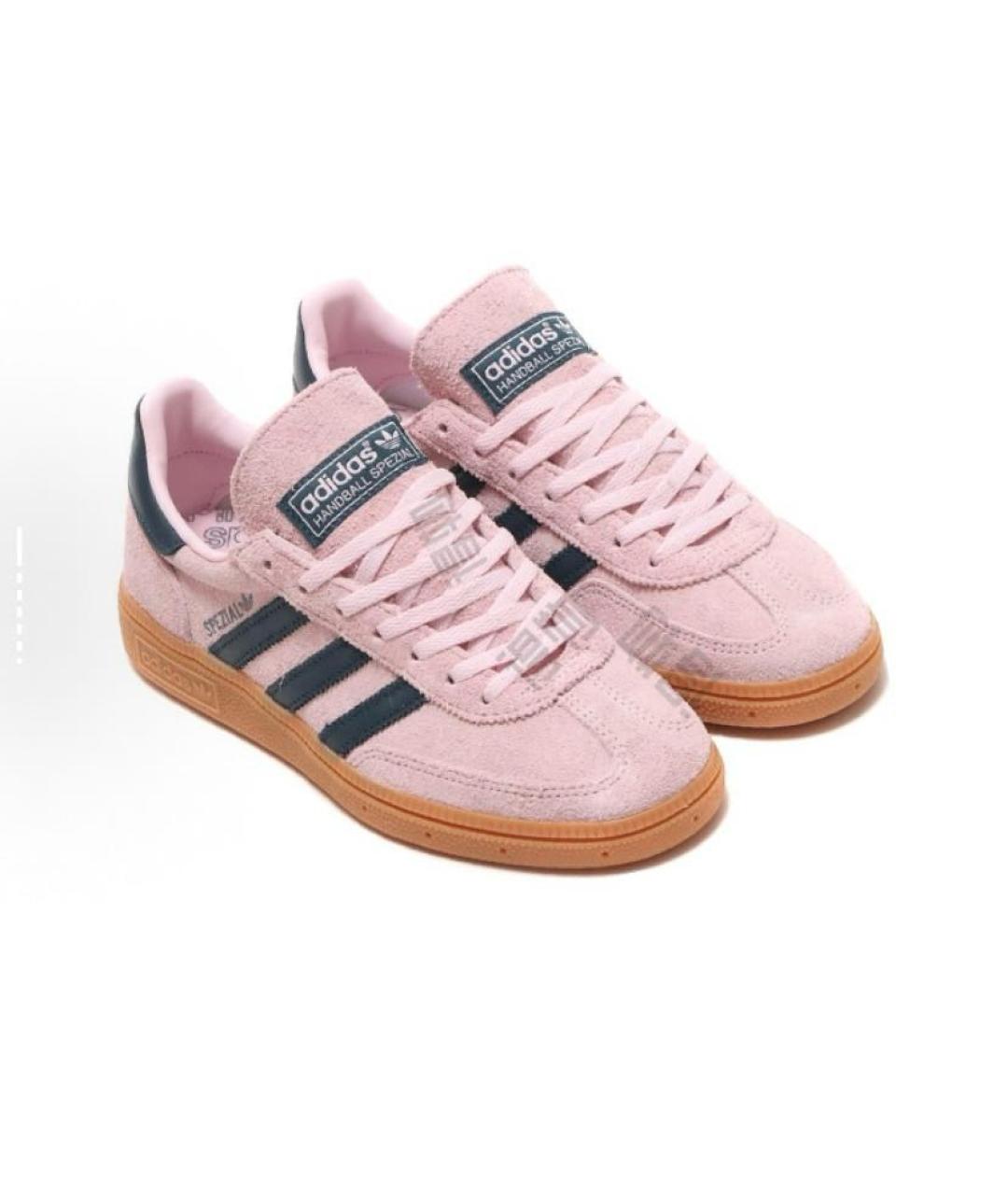 ADIDAS Коралловые замшевые низкие кроссовки / кеды, фото 3