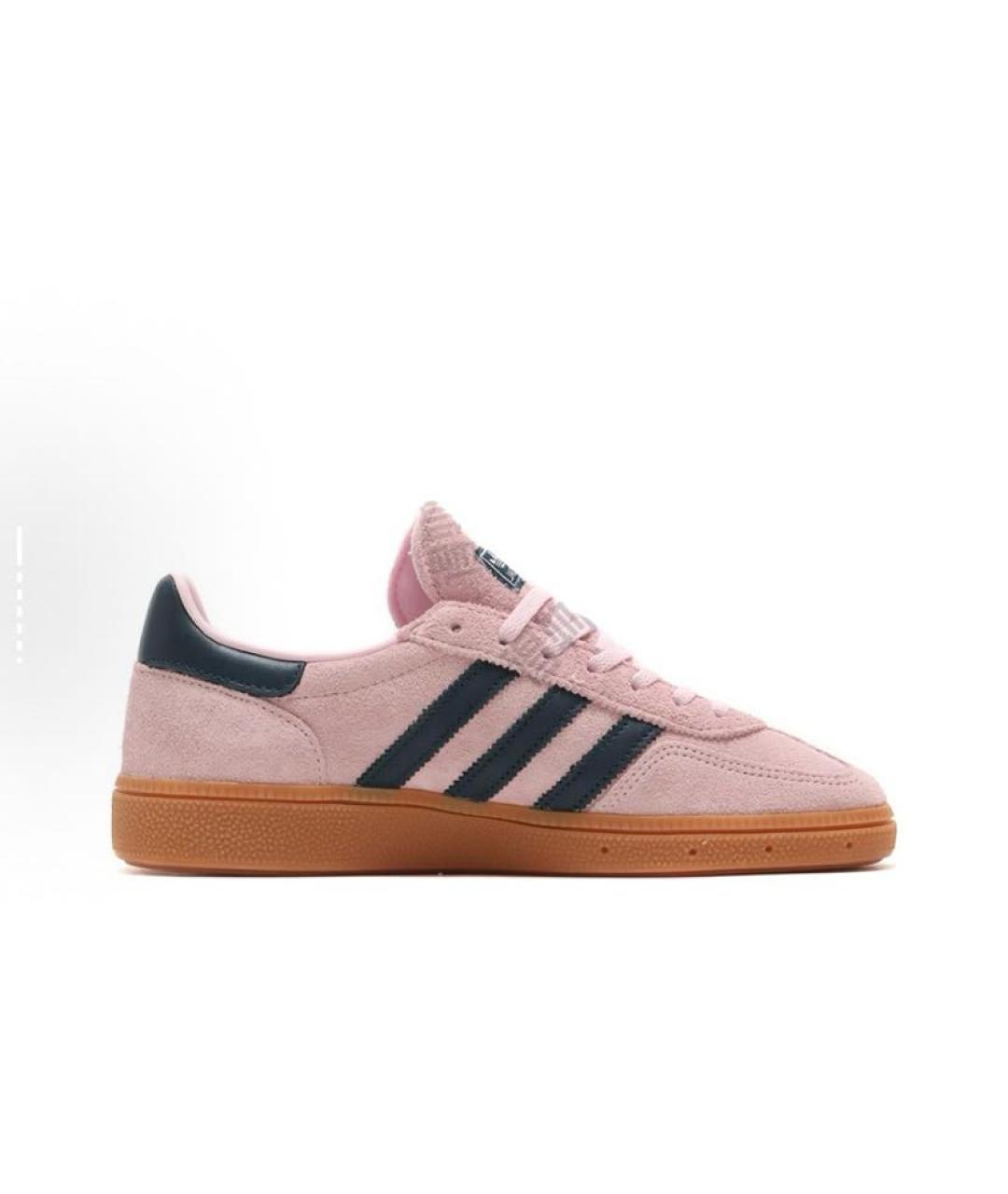 ADIDAS Коралловые замшевые низкие кроссовки / кеды, фото 2
