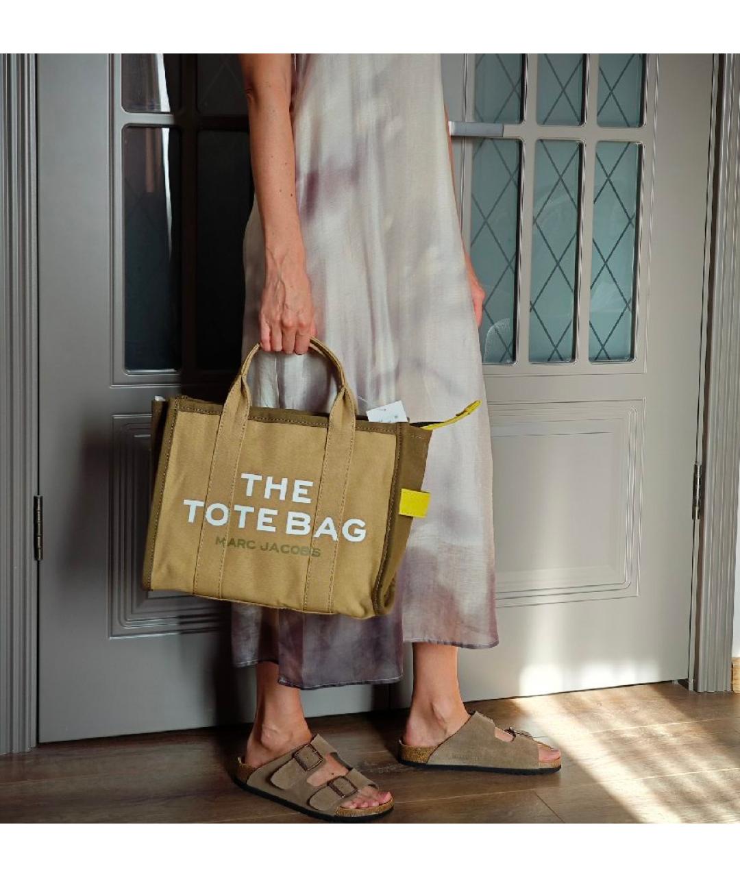 MARC BY MARC JACOBS Коричневая тканевая сумка тоут, фото 6