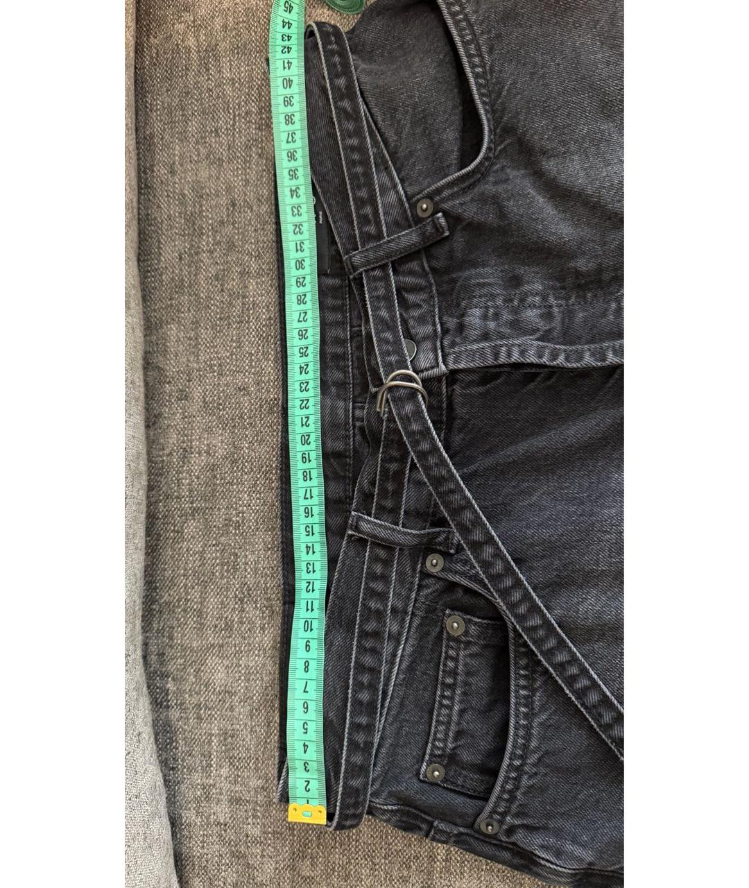 IRO Черные деним шорты, фото 5